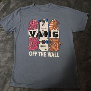 Boys Vans Heather Blue Classic Tee